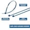 Kable Kontrol Cable Tie, 8 in L, 47.62 mm Max Bundle Dia., Blue, Nylon 6/6, 40 lb Strength, 100 PK CTMD-800-40-BLUE - alternate 7